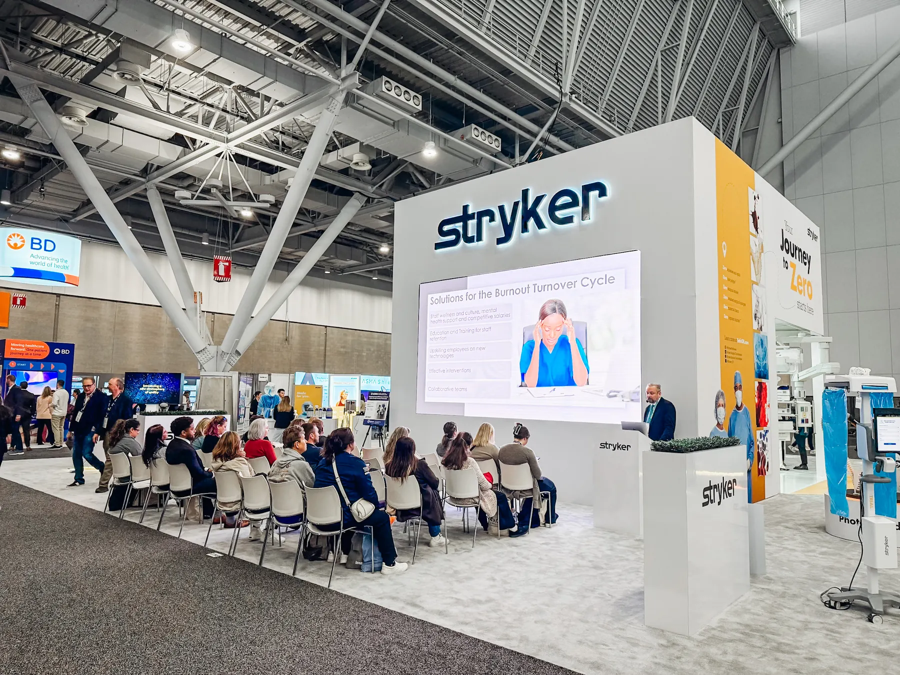 Corporate trade show presentation