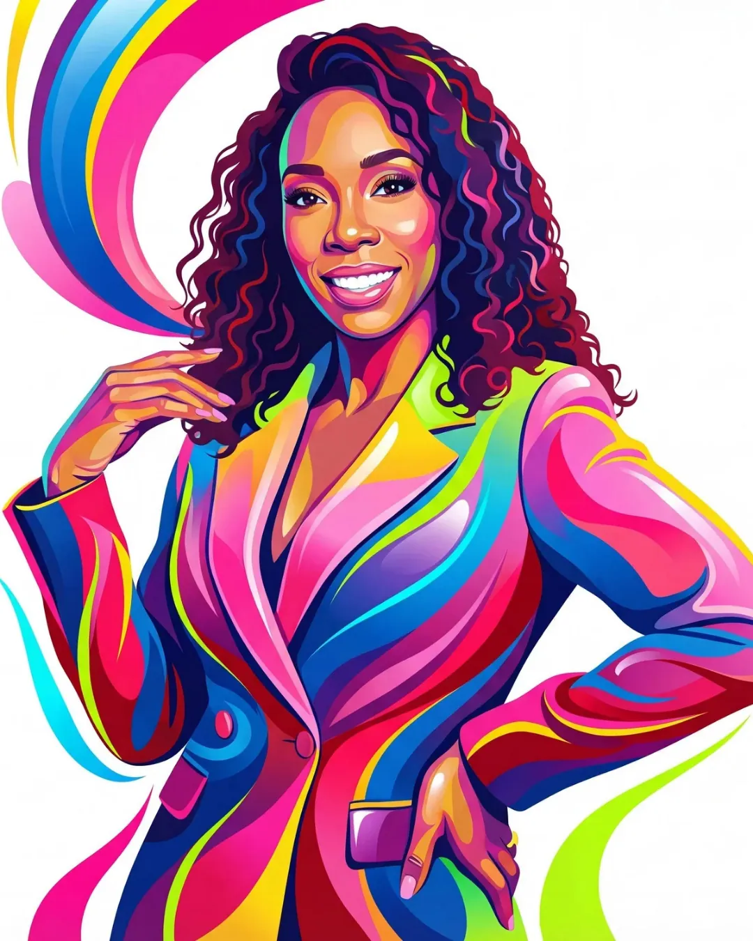 Art Portrait Colorful