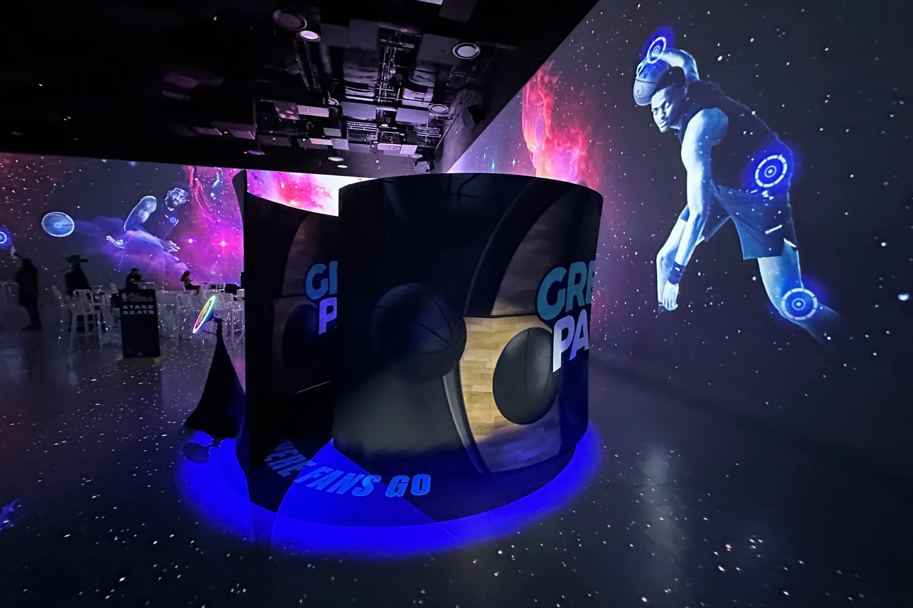 360 enclosure final product at live event