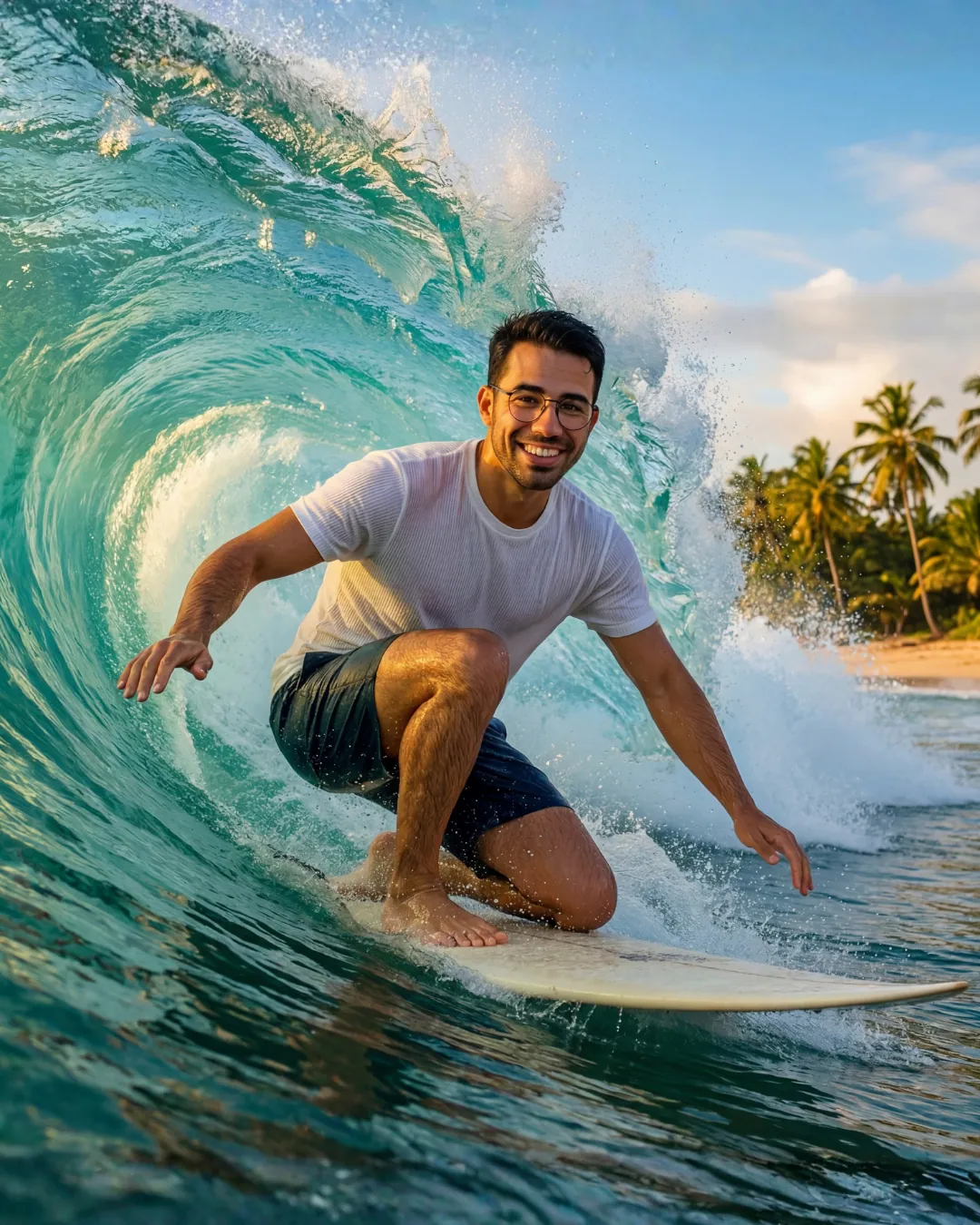 Surfing in Hawaii